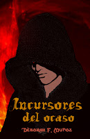 portada de la novela romántica paranormal ciberpunk Incursores del ocaso portada de la novela romántica paranormal ciberpunk Incursores del ocaso