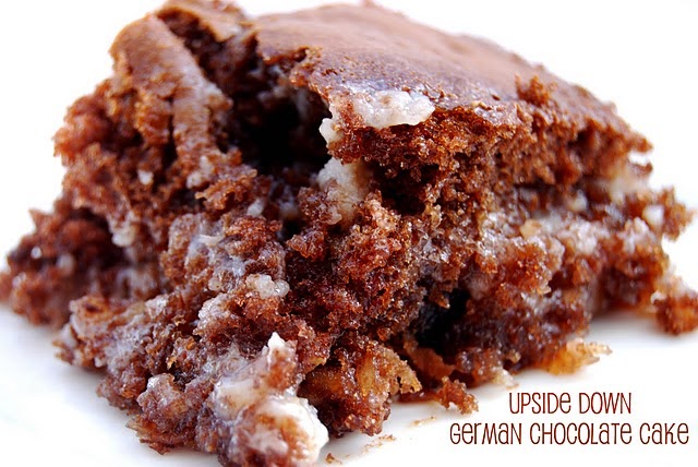 Upside-Down German Chocolate Cake