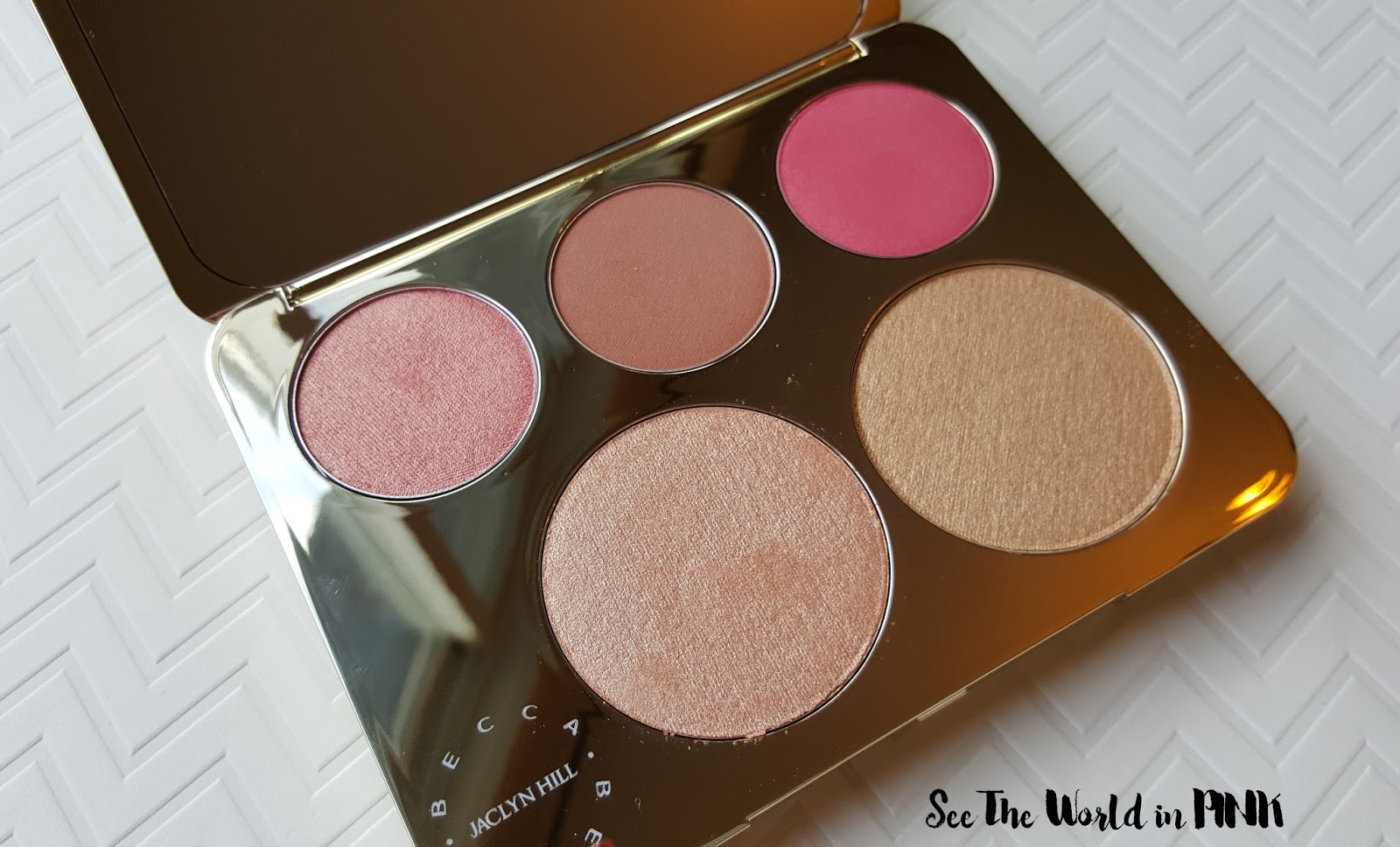 becca x jaclyn hill champagne glow collection face palette review