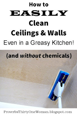 How to EASILY Clean Ceilings & Walls without chemicals