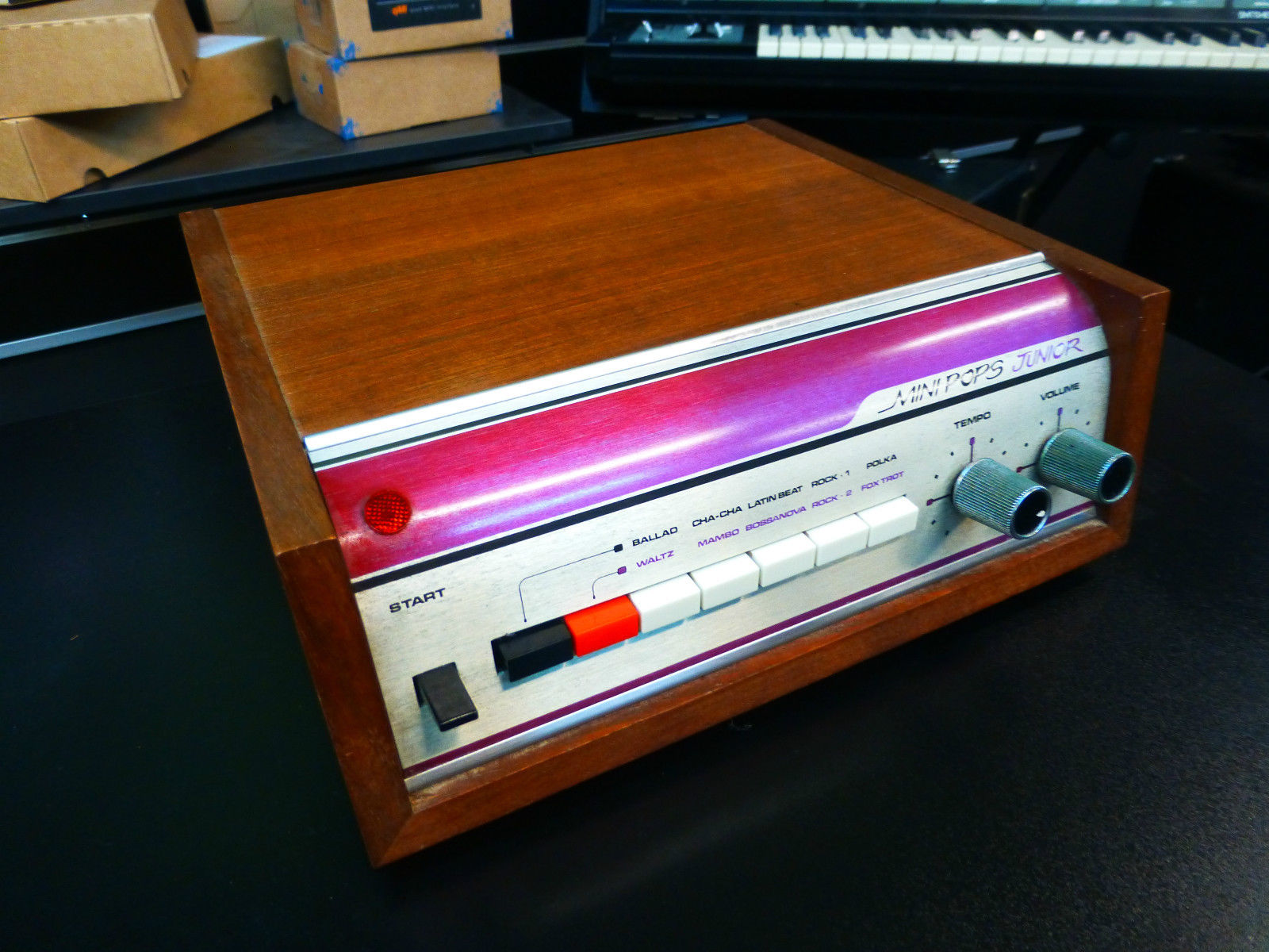 MATRIXSYNTH KEIO MINI POPS JUNIOR VINTAGE ANALOG DRUM MACHINE