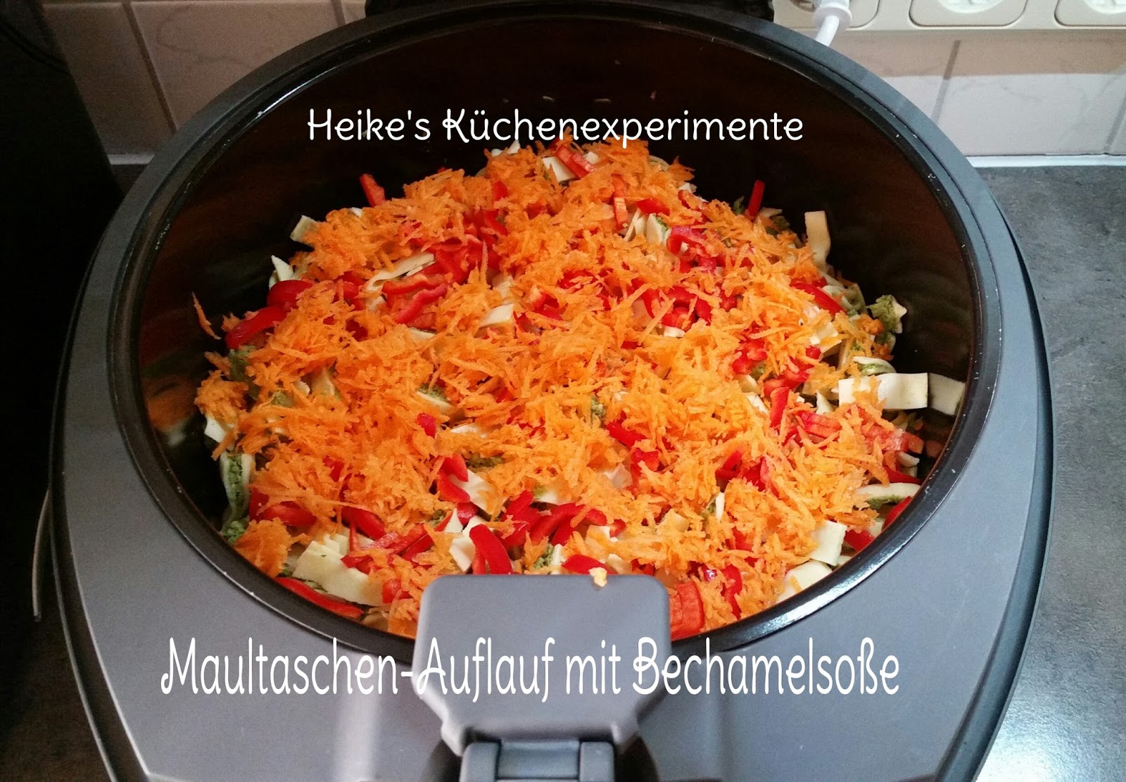 Heike&amp;#39;s Küchenexperimente ☆☆☆: Maultaschen Auflauf mit Bechamelsoße
