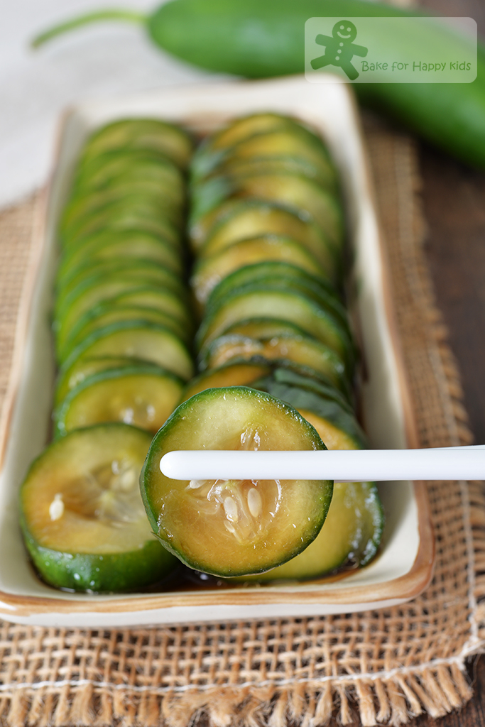 Bake for Happy Kids Chinese Style Vinegared Cucumber Salad 糖醋蓑衣黄瓜 So