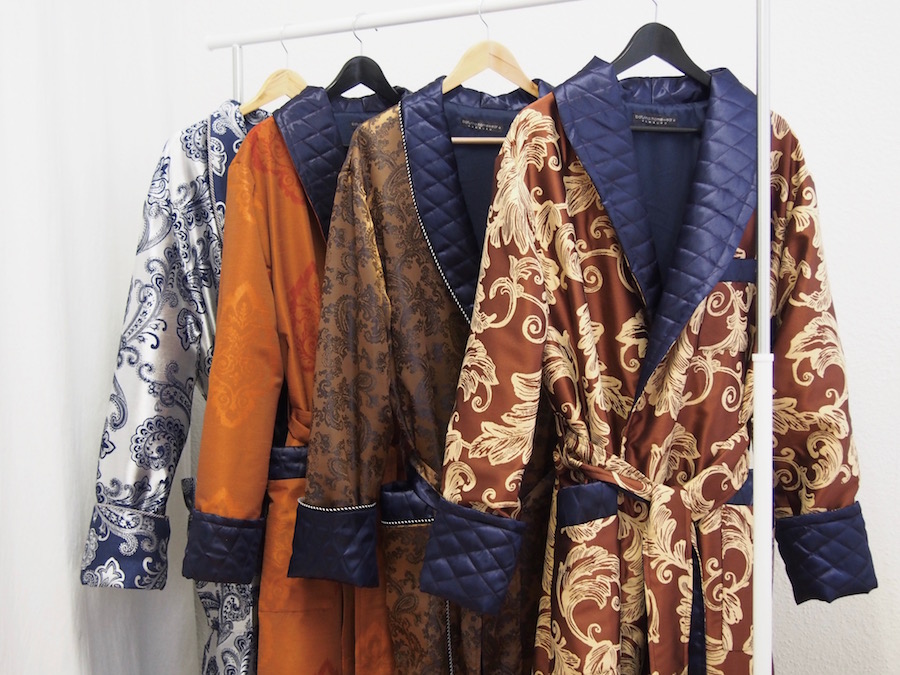 Luxury Silk and Velvet Robes Extra Long Full Length Dressing Gowns
