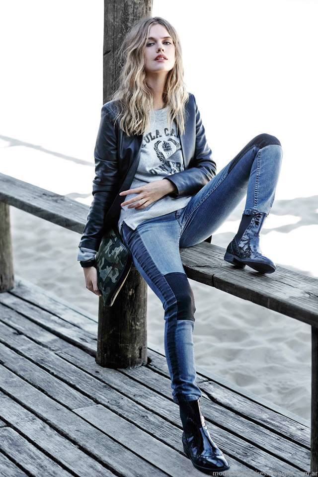 Moda otoño invierno 2015 jeans Paula cahen D'Anvers otoño invierno 2015.