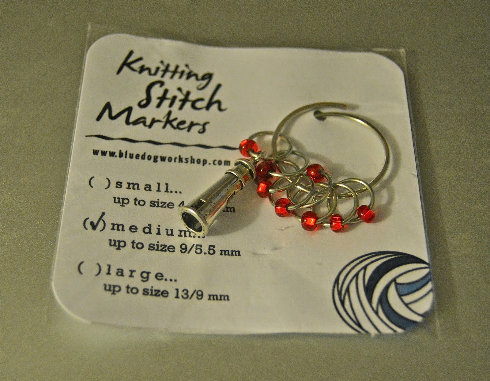 lighthouse knitting stitch markers handmade by Blue Dog Workshop