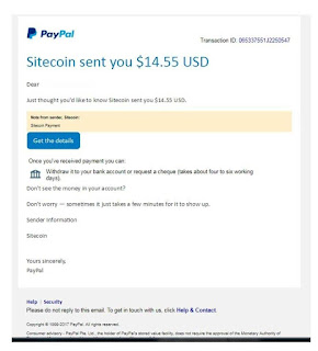 sitecoin, PTC website, paying PTC, make money online