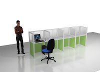 Kontraktor Interior - Cubicle Workstation 
