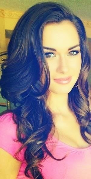 Long Curly Brown Homecoming Hairstyle » Homecoming Hairstyles}