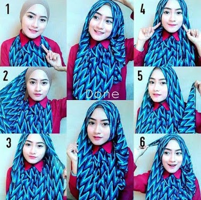 tutorial hijab pashmina tutorial hijab pashmina