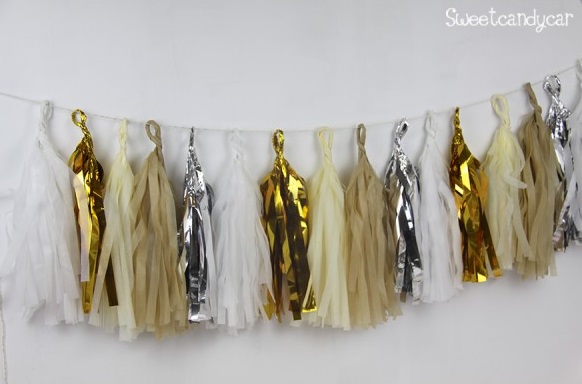 Guirnalda papel seda