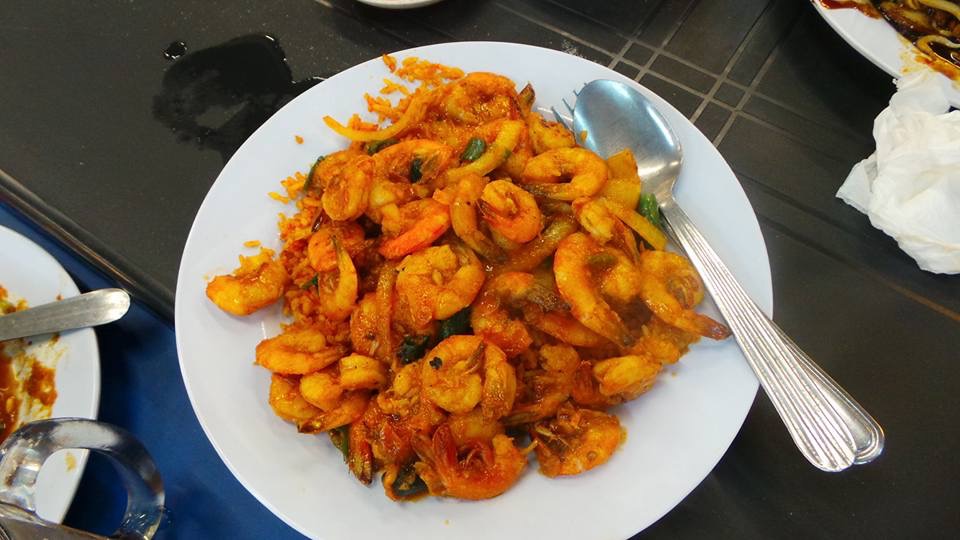 Udang banjir goreng nasi Resipi Paprik