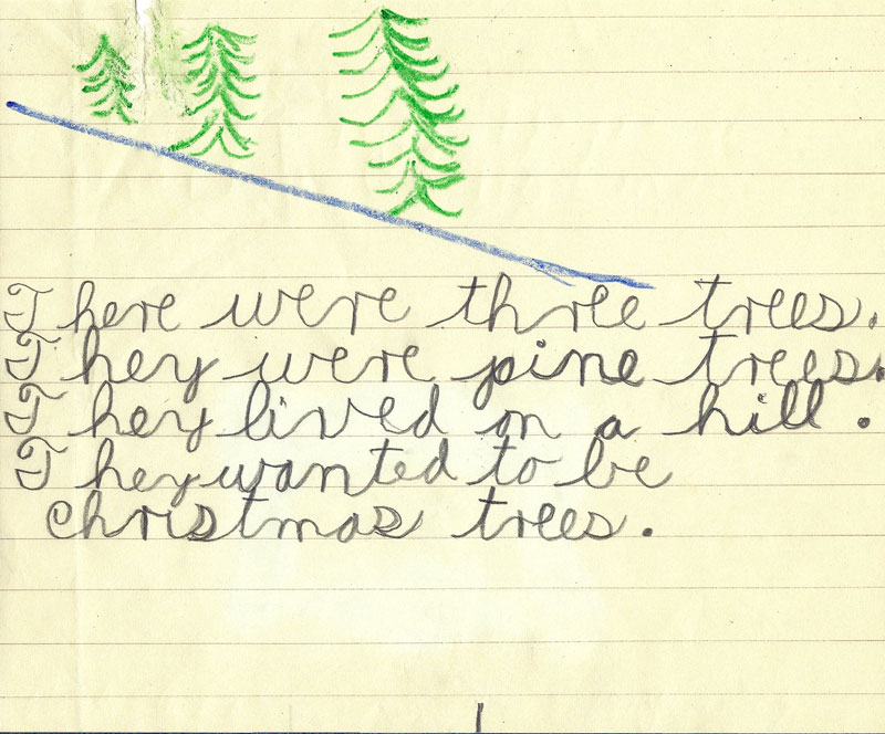 The Story of the Three Little Pine Trees