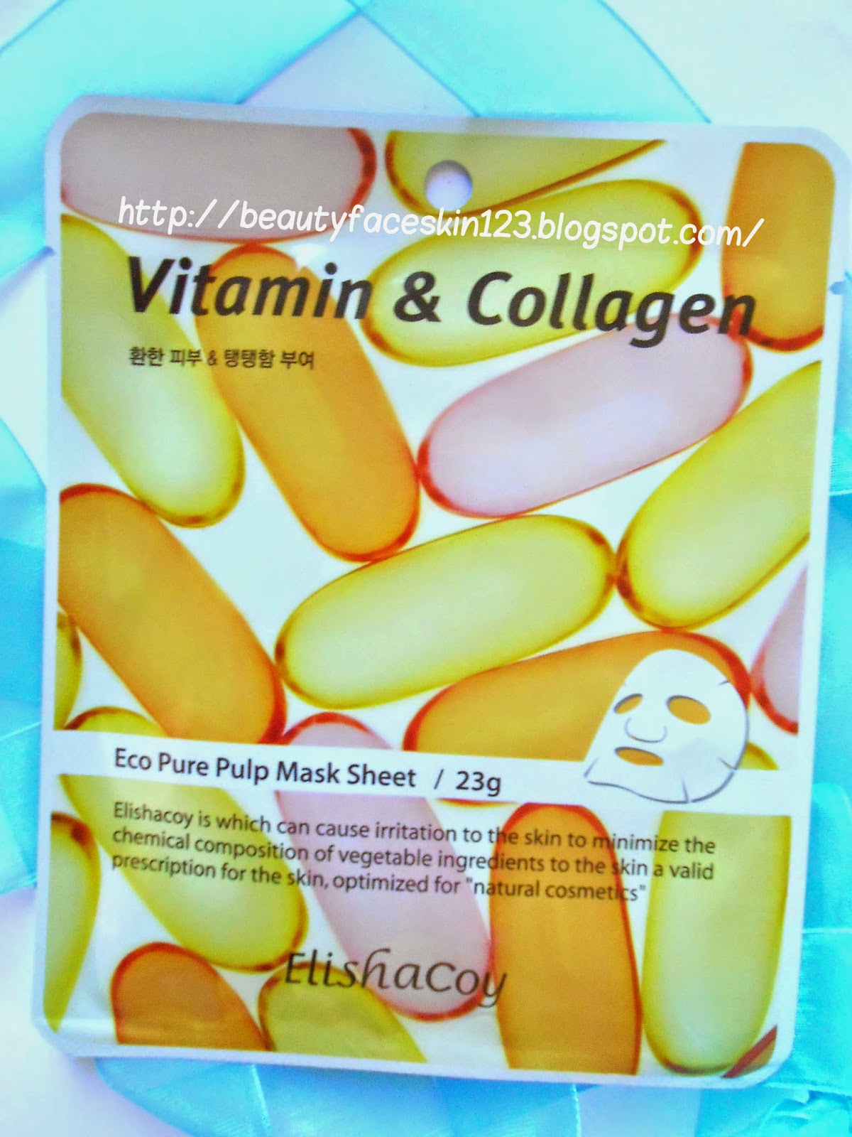 GREAT SKINandLIFE REVIEW ON ELISHACOY VITAMIN&COLLAGEN MASK SHEET