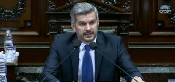 Peña a los gritos y sin respuestas: provocó a la oposición y aseguró que Macri será reelecto: ''No nos vamos a ir en diciembre'' Peña a los gritos y sin respuestas: provocó a la oposición y aseguró que Macri será reelecto: ''No nos vamos a ir en diciembre''