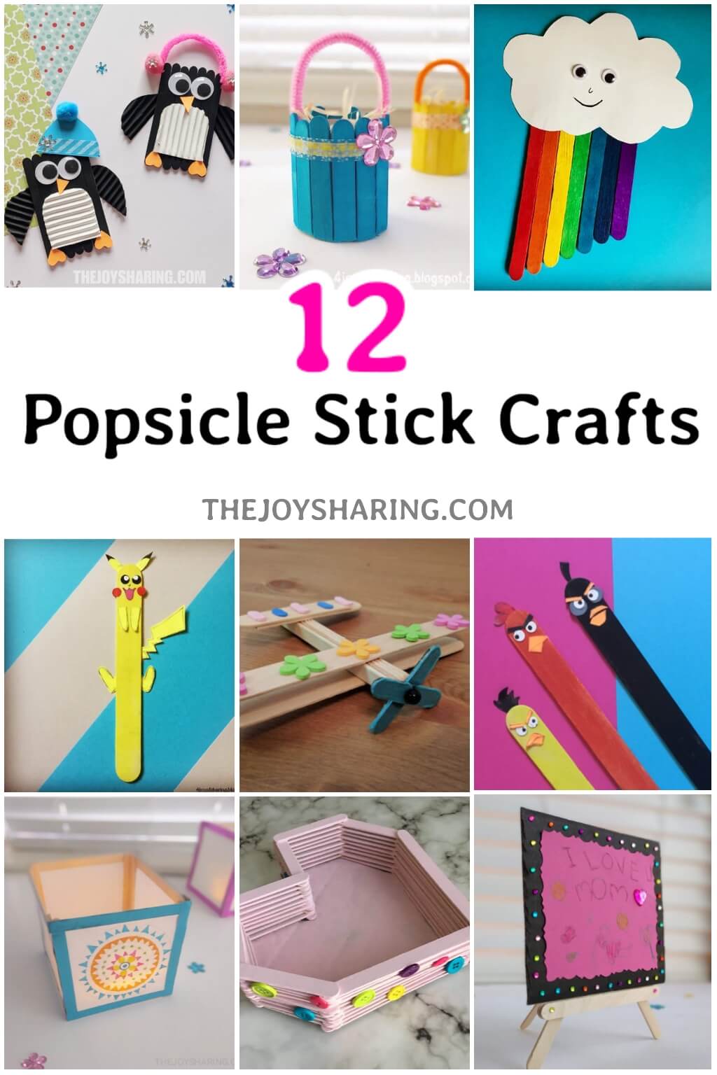 30+ Creative Popsicle Stick Crafts and Activities for Kids - From