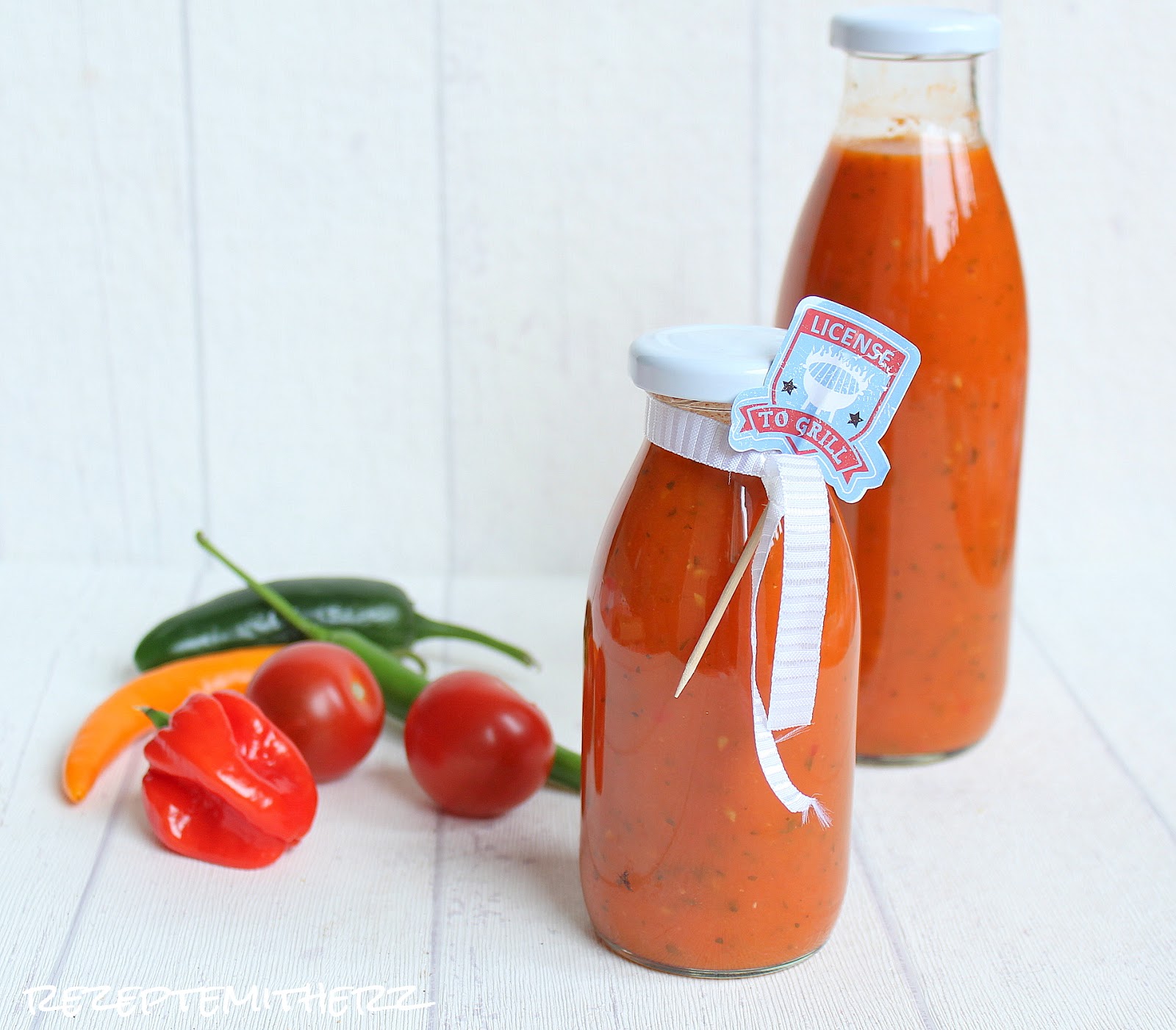 Rezepte mit Herz: Scharfe Grillsauce