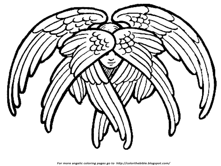 isaiah seraphim coloring pages - photo #8