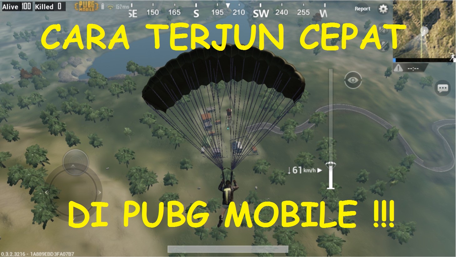 Cara Terjun PUBG Mobile Yang KEREN