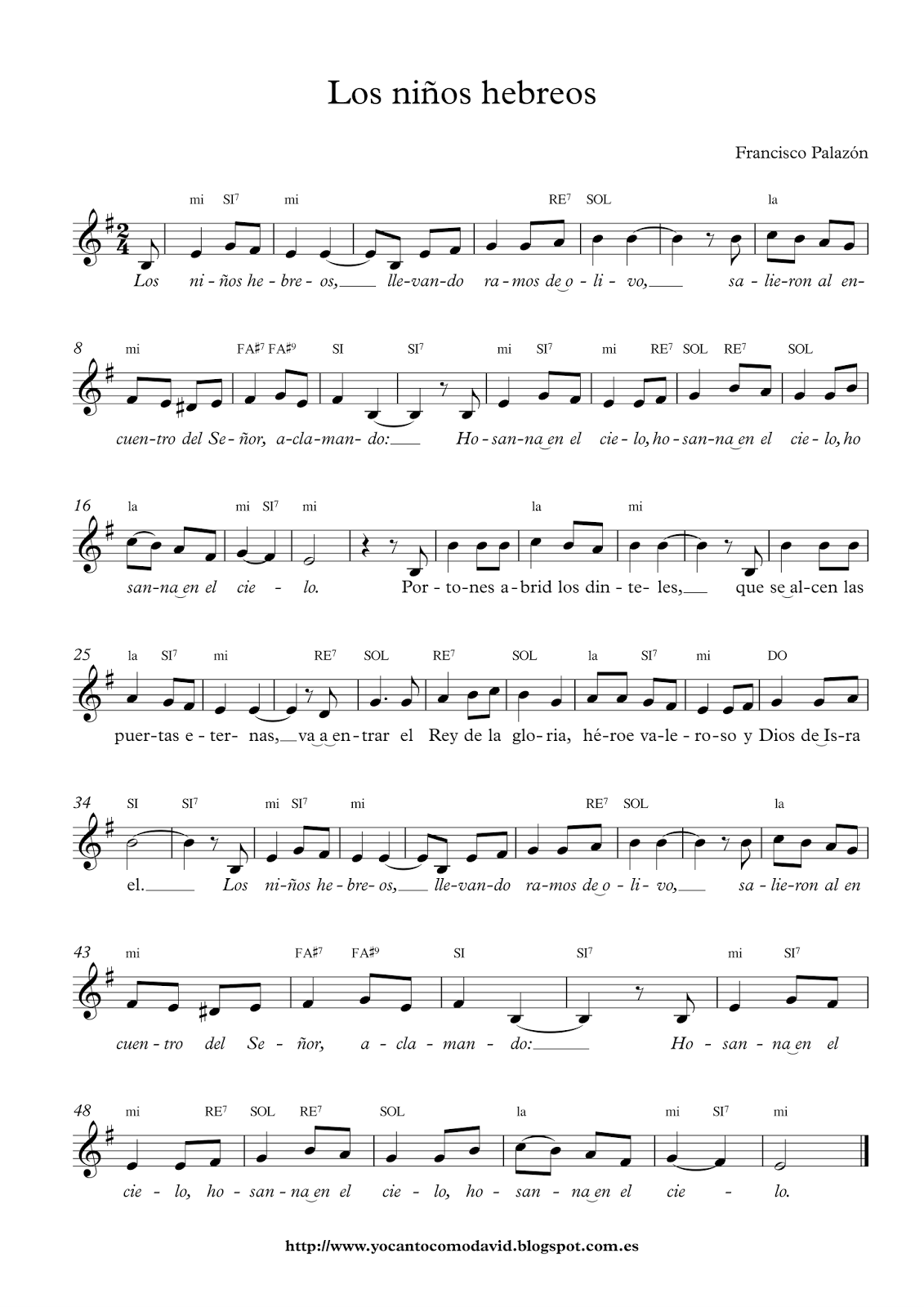 Los Ninos Hebreos Yo Canto Como David los ninos hebreos yo canto como david