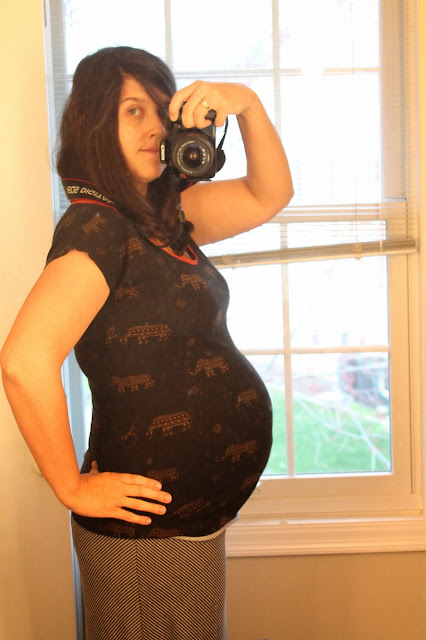 DIY maternity tee that you can wear after baby comes