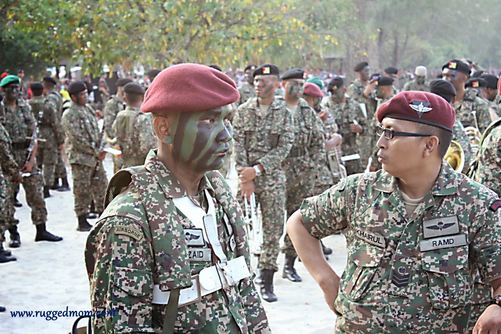 Sambutan Hari Tentera Darat 82 Port Dickson Ruggedmom Uniform Celoreng