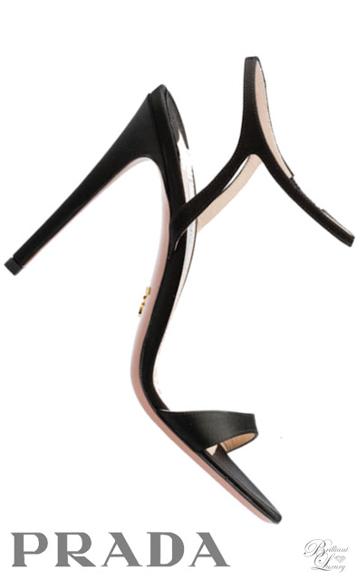 Brilliant Luxury * Prada Calf Leather Sandal