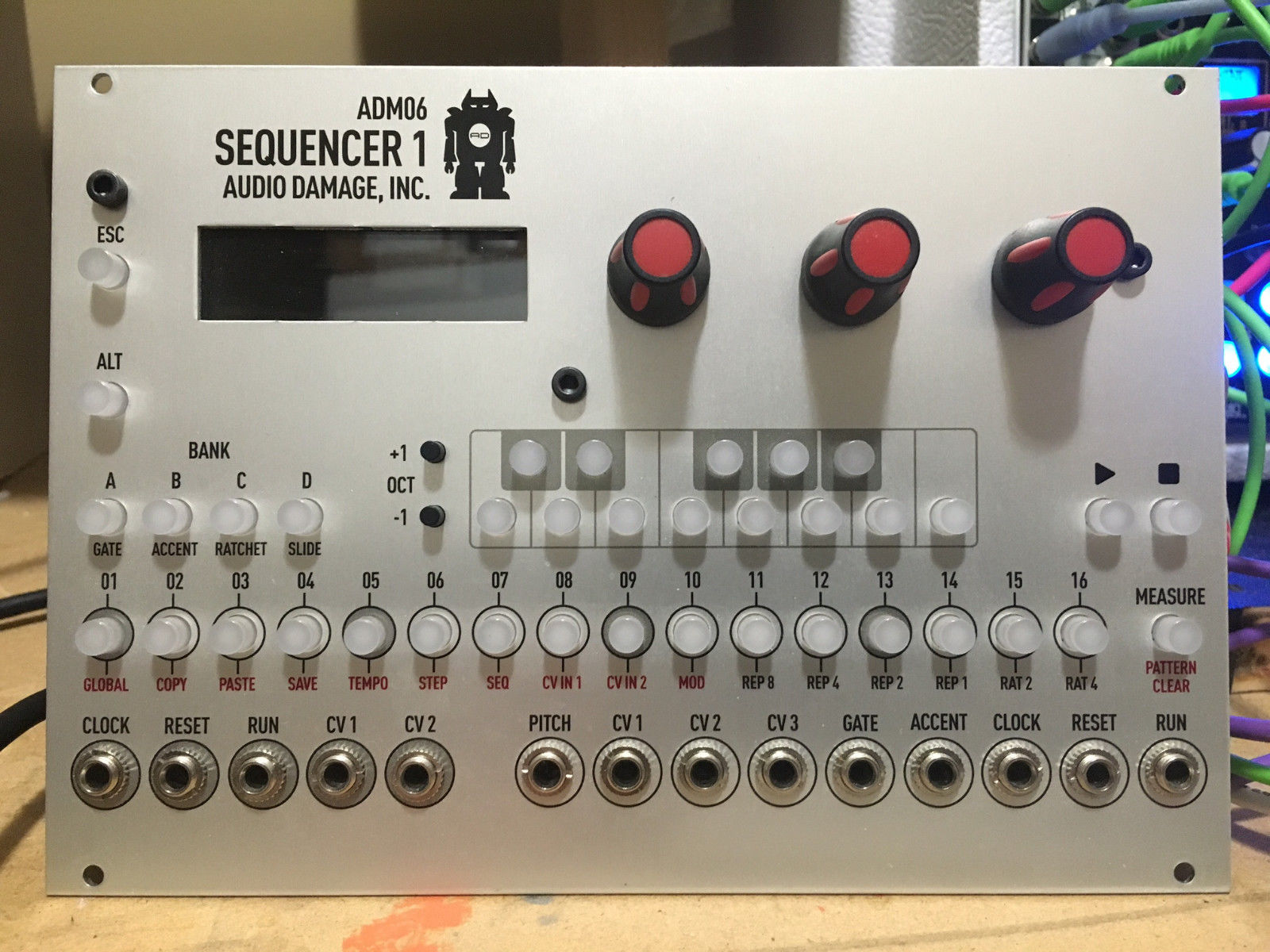 MATRIXSYNTH Audio Damage ADM06 Sequencer 1 Eurorack Module
