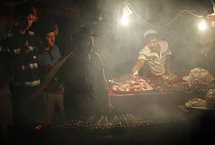 local market in Kashgar, Xinjiang