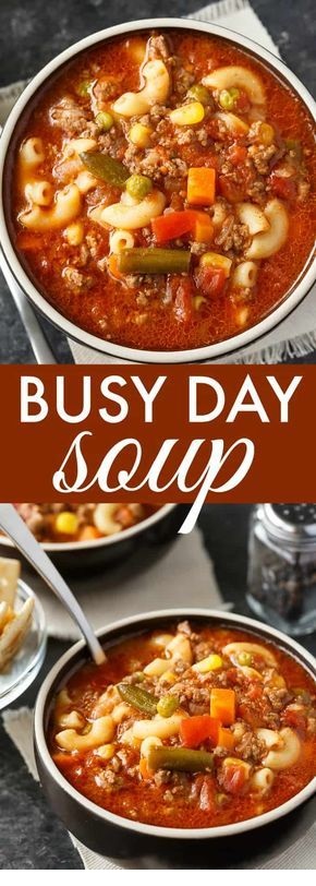Busy Day Soup | Alan's Dream