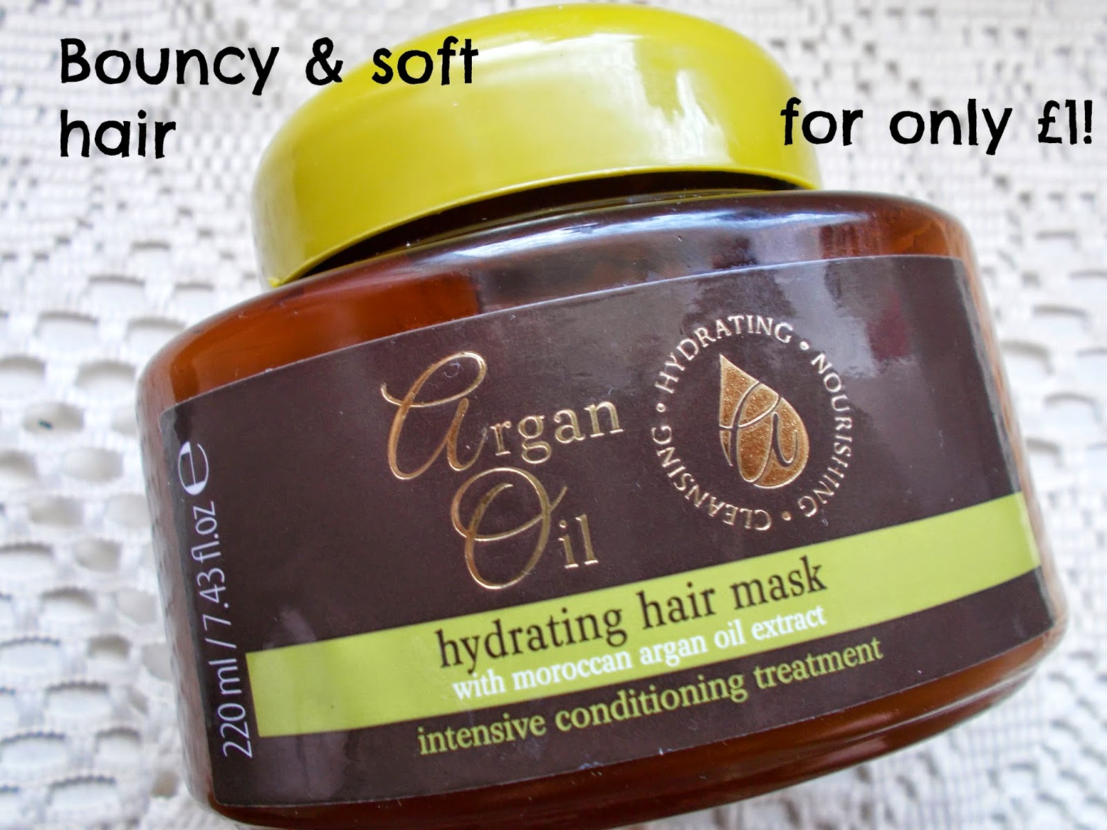 Poundland bargains // Argan oil hair mask review