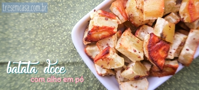 batata doce assada receita
