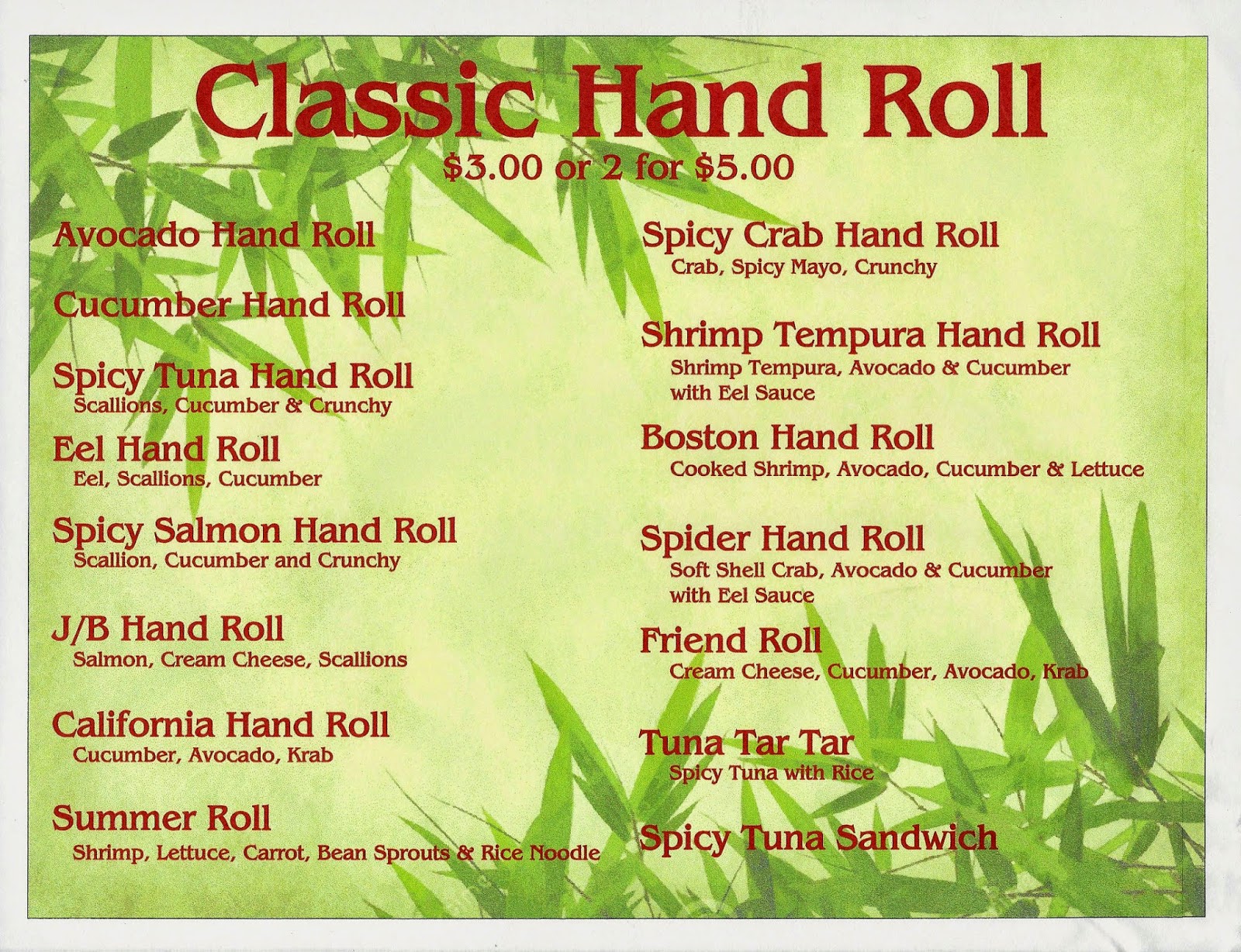 ASIAN NOODLE CATERING MENU FOOD