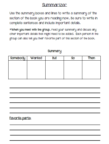Jennifer's Teaching Tools: Literature Circles