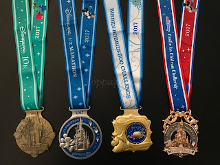 Disneyland Paris Magic Run Week End 2017 - médailles