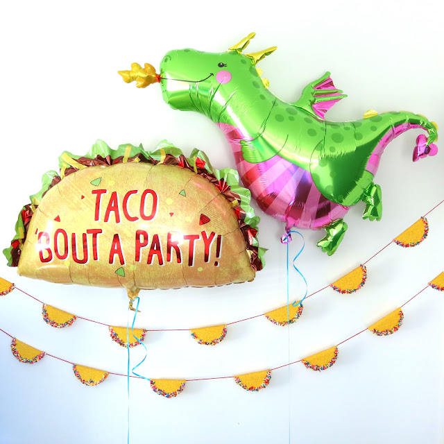 Here Comes The Fun Dragons Love Tacos Birthday Party