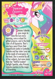 My Little Pony Princess Celestia Series 1 Trading Card