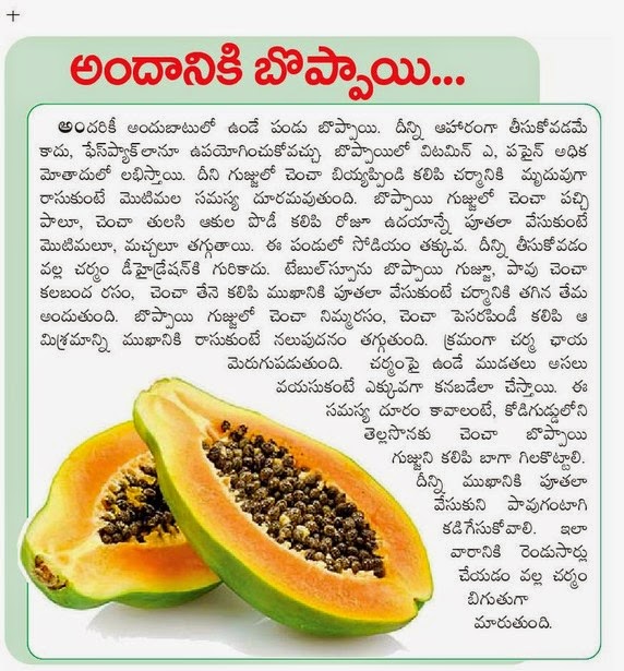 TELUGU BASHA beauty with Papaya...