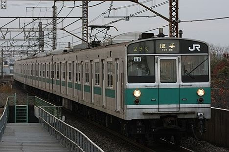 常磐線 取手行き7 203系