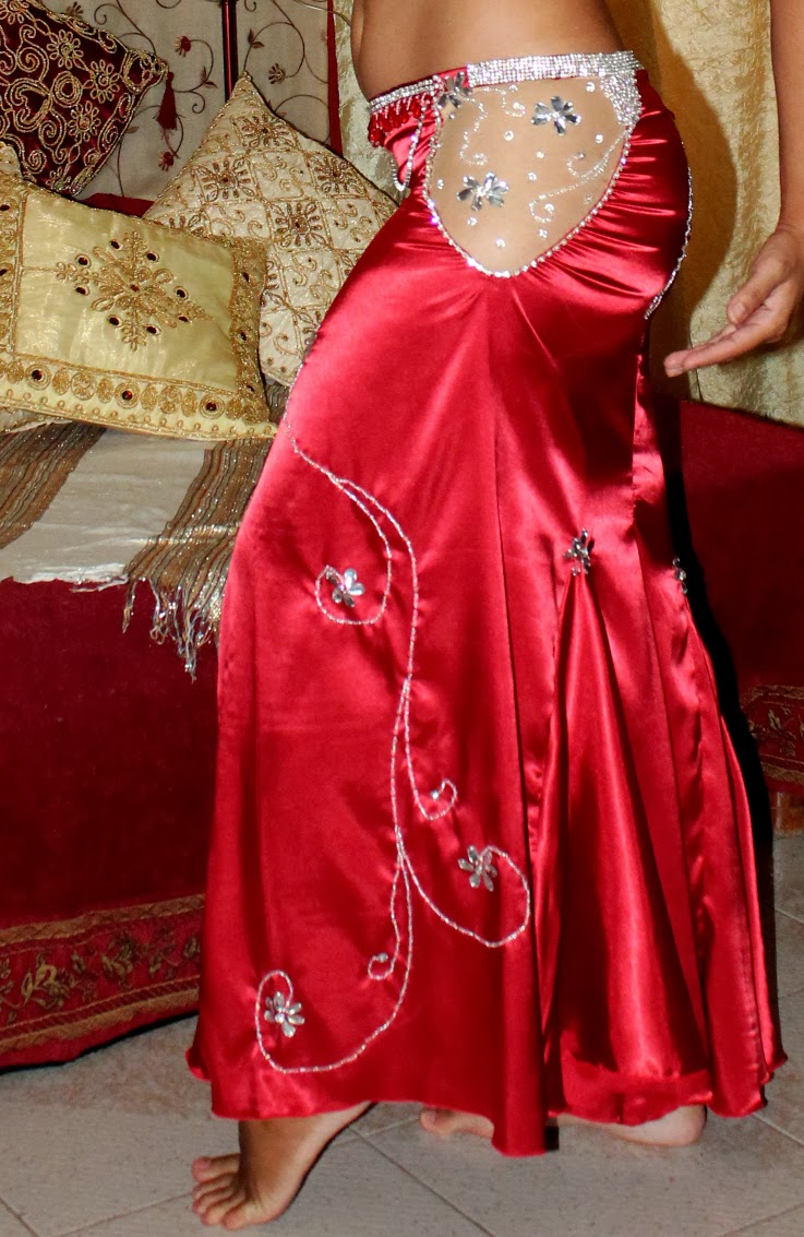 Belly Dance Costumes by Ioanna Pakou: AN EXOTIC PASSION FIRE RED belly