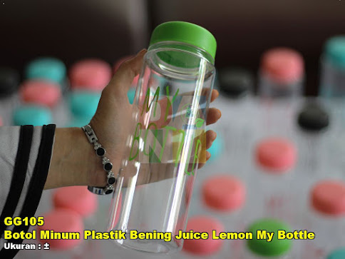 Botol Minum Plastik Bening Juice Lemon My Bottle