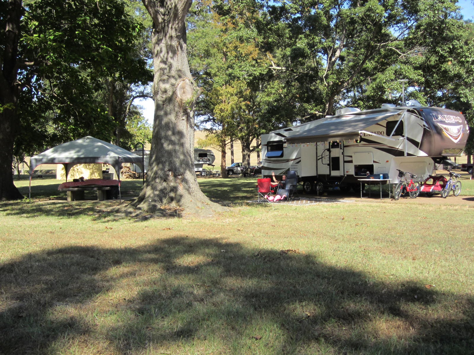 We Would Rather Be Camping! Oak Grove Campground at Sardis Lake