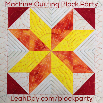 The Free Motion Quilting Project: How to Machine Quilt Block #3
