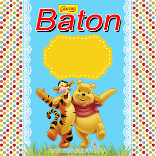 Fiesta de Winnie the Pooh: Etiquetas para Candy Buffet para Imprimir Gratis. Etiquetas de Fiesta de Winnie the Pooh para imprimir gratis.