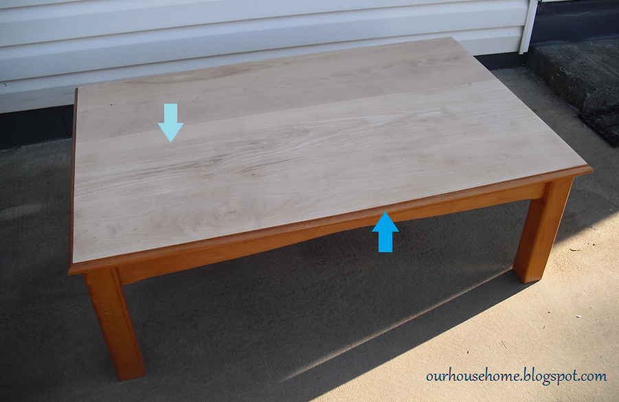 Our House a Home Coffee Table Redo