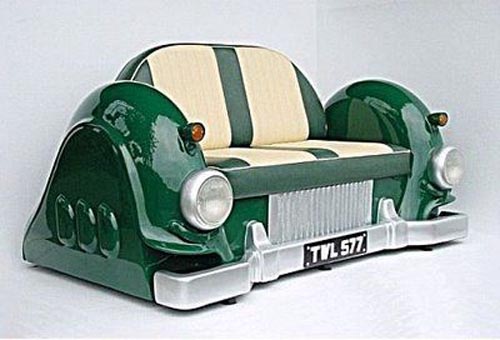 Unique Furniture with Old Cars Concept Furniture Design