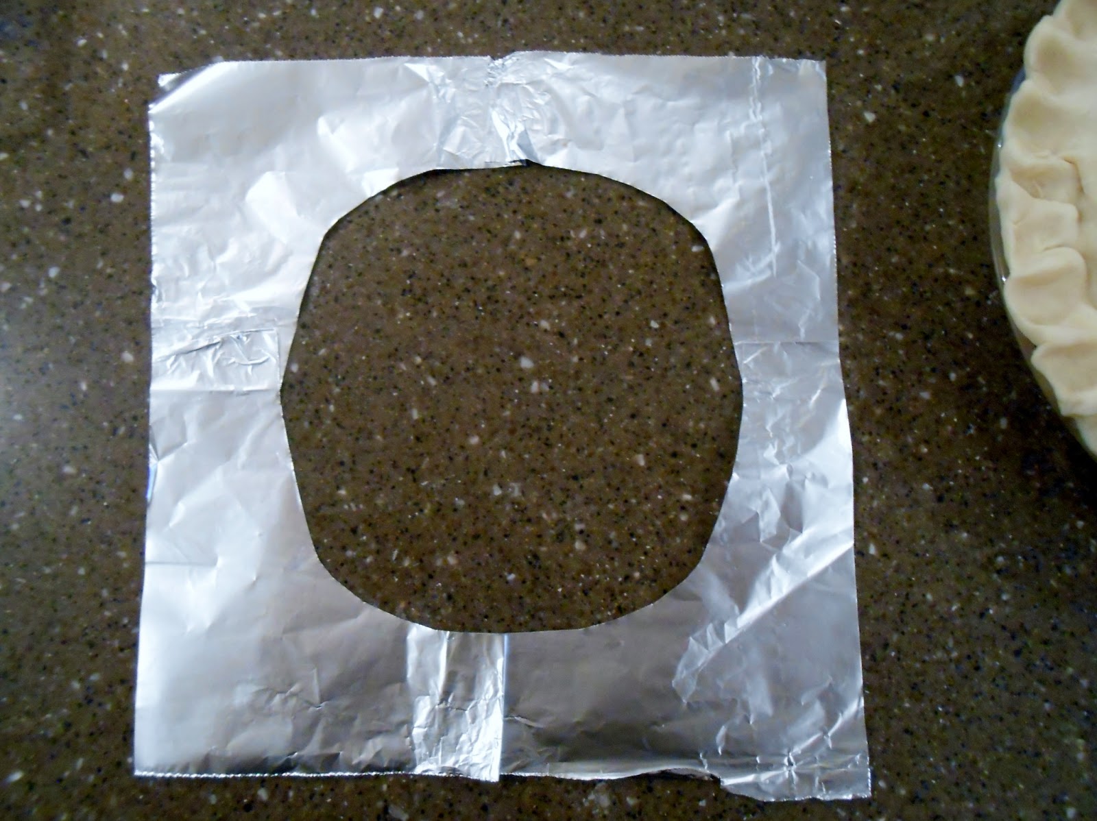 Snippets 'N Stuff Tip to Prevent Pie Crust Edges from Burning and