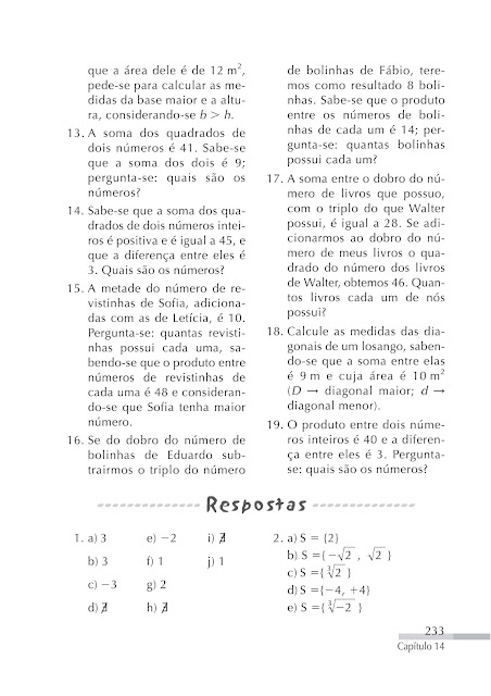 Sistema de Equações do 2º Grau