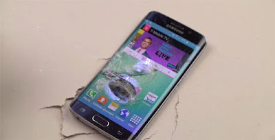 Teste de resistência do Galaxy S6 / Edge