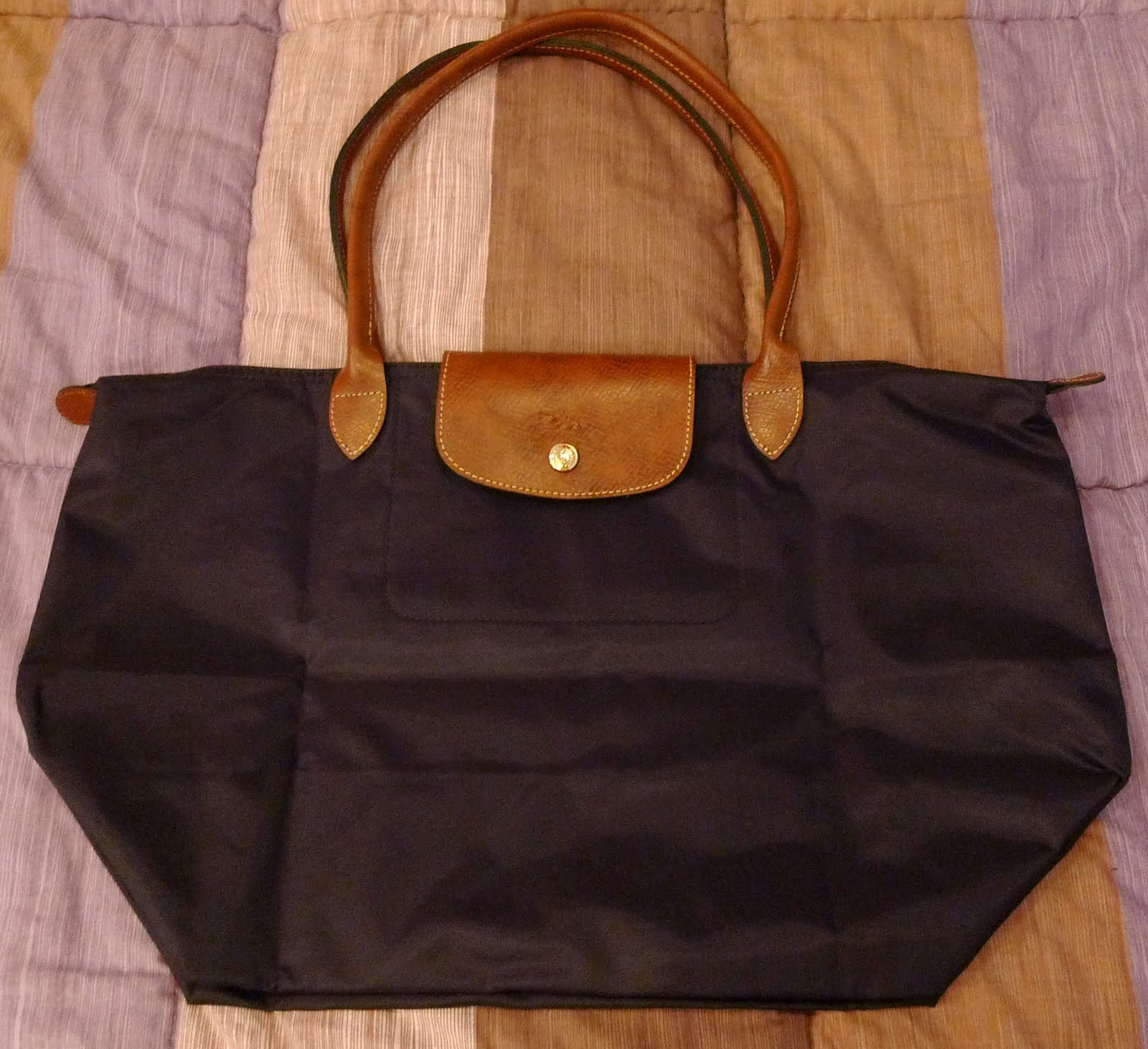 REVIEW: Longchamp LE PLIAGE in Bilberry